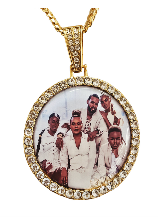 Big Circle Picture Pendant