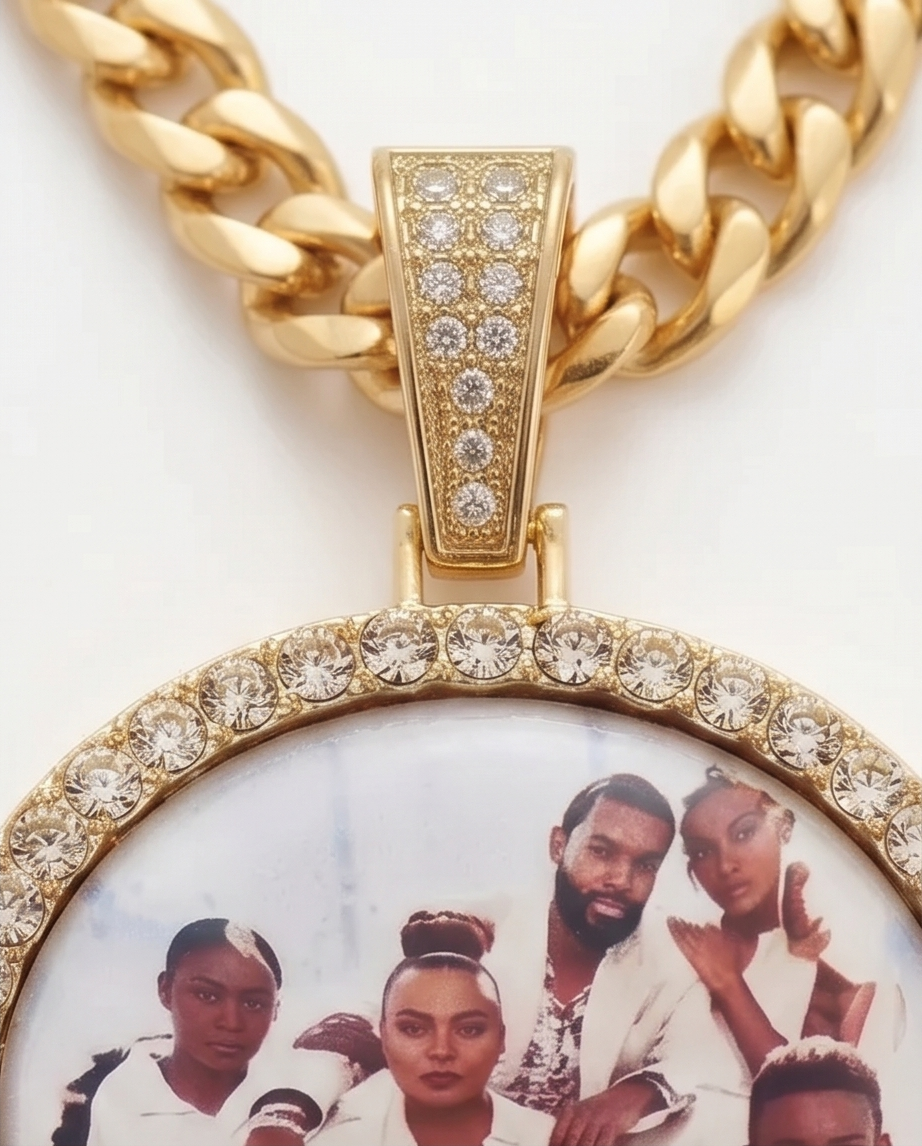 Big Circle Picture Pendant