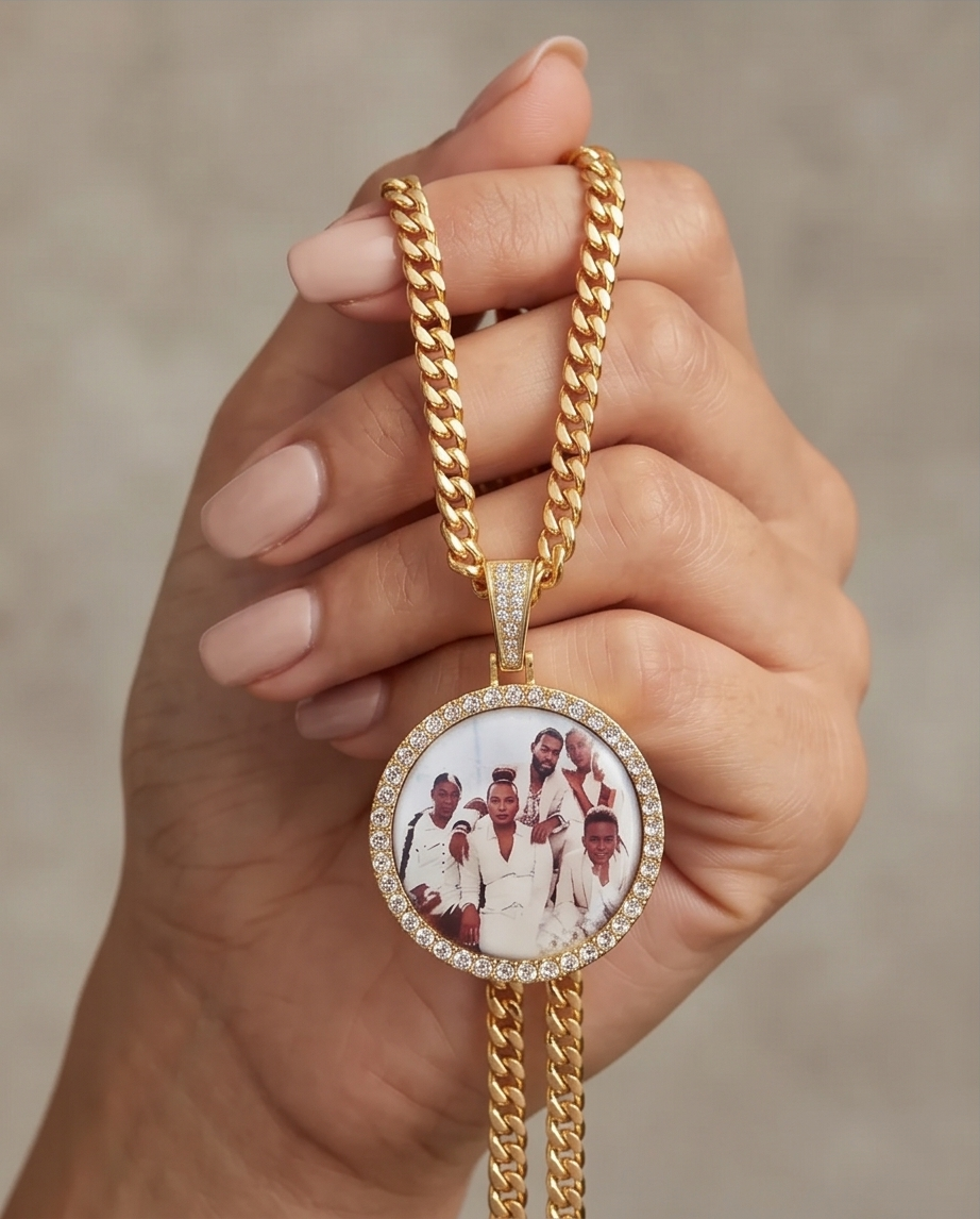 Big Circle Picture Pendant